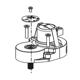 Grünbeck Schrittmotor-Getriebeeinheit 2,5 Nm 187555e
