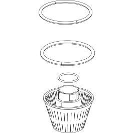 Grünbeck Harzfänger mit O-Ring 187616e