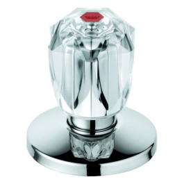 Grohe Oberteil 1/2'' für Unterputz-Ventil Brillant Griff Markierung rot chrom 11542000