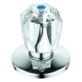 Grohe Oberteil 3/4'' für Unterputz-Ventil Brillant Griff Markierung blau chrom 11544000
