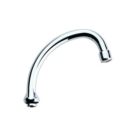 Grohe Rohrauslauf Ausladung: 140mm schwenkbar ohne Anschlag chrom 13071000
