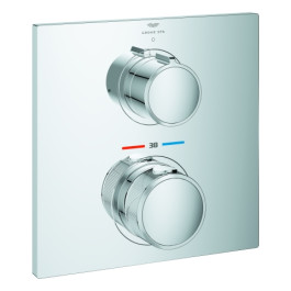 Grohe Thermostat Allure 1 Absperrventil chrom Fertigmontage-Set für Rapido SmartBox 19380002