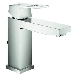 Grohe Eurocube Einhand-Waschtischbatterie supersteel mittelhohe Ausführung 23445DC0