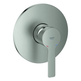 Grohe Lineare Einhand-Brausebatterie supersteel Fertigmontageset 24063DC1