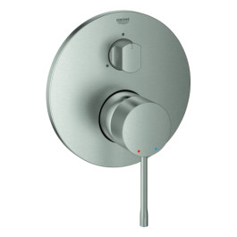 Grohe Einhand-Batterie Essence Fertigmontage-Set supersteel für 35604 3-Wege Umstellung 24169DC1