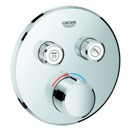Grohe Unterputzmischer SmartControl chrom rund Fertigmontage-Set 2 Absperrventile 29145000