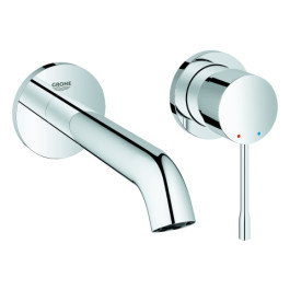 Grohe 2-Loch-Waschtisch-Wandbatterie Essence chrom Fertigmontage-Set Ausladung 183mm 29192001