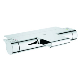 Grohe Grohtherm 2000 Thermostat-Wannenbatterie chrom Wandmontage mit Ablage 34464001