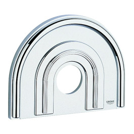 Grohe Rosette Chiara B:235 H:181 für Einhandmischer Fertigset Brause chrom/mattchrom 47459IP0
