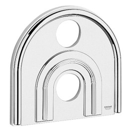 Grohe Rosette für Chiara Thermostat Fertigmontageset 235x218 chrom/mattchrom 47463IP0