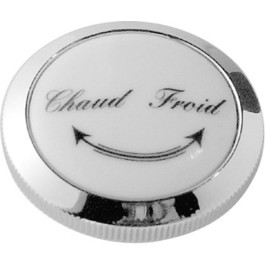Ideal Standard JADO Zierkappe Chaud/Froid Retro für alle Einhebelmischer edelmessing H960455A9