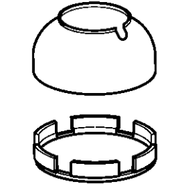 Hansa Abdeckkappe chrom 59906563