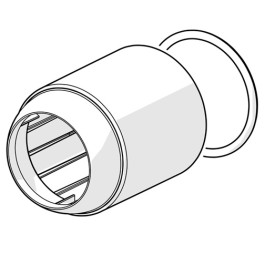 Hansa Abdeckkappe (2011-) chrom 59912511