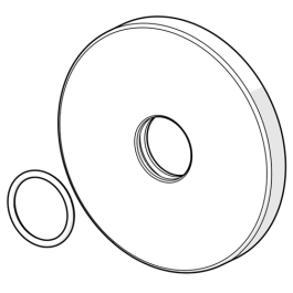 Hansa Rosette d 75mm chrom 59913239