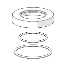 Hansa Rosette chrom 59913450