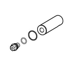 Hansa Brausearm ohne Kopfbrause HANSADESIGNO chrom 59913722