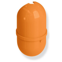 HEWI WC-Bürstenbehälter, für WC-Bürstengarnituren Serie 477 und Serie 805, hochglänzend, orange 477.20.E04 24