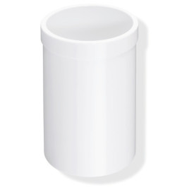 HEWI Becher, flachbodig, für Ablagen mit Loch 950.13.00, Halter 800.00.10090, Produkt-Set 800.04.11041, 815.04.110, 815.04.11090, 162.04.110, tiefschwarz 800.04.010 90