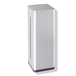 HEWI Seifenspender Serie 805, Edelstahl, Hebel und Funktionsabschluss aus Polyamid, 600ml, anthrazitgrau 805.06.100 92