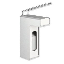 HEWI Desinfektionsmittel-oder Seifenspender System 900, Edelstahl, inkl. 500ml Leerbehälter zur Wiederbefüllung, 900.06.003XA