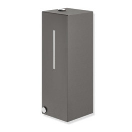 HEWI SENSORIC Elektronischer Schaumseifenspender, Edelstahl, mit Innenbehälter zur freien Befüllung, 500ml, dunkelgrau perlglimmer tiefmatt 900.06.00760 SC