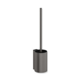 HEWI WC-Bürstengarnitur des Systems 900, Metall, zur Wandmontage, dunkelgrau perlglimmer tiefmatt 900.20.00060 SC