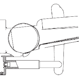 HEWI Befestigungsmaterial BM30.2 Serie 802 LifeSystem, für Rückenstützen, zur beidseitigen Befestigung am Lagerbock der Stützklappgriffe BM30.2
