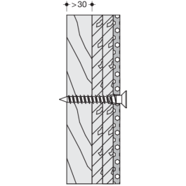 HEWI Befestigungsmaterial BM42.6 Serie 802 LifeSystem, für Rückenstützen mit Rosettenbefestigung, zur Befestigung an Leichtbauwänden mit Hinterfütterung BM42.6