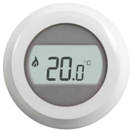 Resideo Temperaturwähler mit Raumfühler, verdrahtet, 5 bis 35 °C, OpenTherm, weiß T87M2036