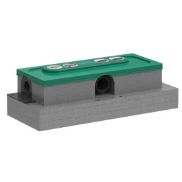 Hansgrohe uBox universal Grundkörper Duschrinnen Ablaufgehäuse für flache Installation 01000180