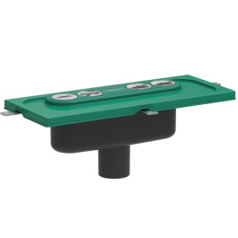Hansgrohe uBox universal Grundkörper Duschrinnen Ablaufgehäuse für vertikale Installation 01002180