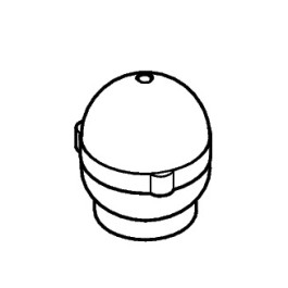 Hansgrohe Axor Uno Griff Warmwasserseite weiß 13292450