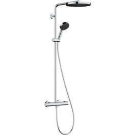 Hansgrohe Showerpipe Pulsify S Puro 260 1 jet EcoSmart Brausethermostat Aufputz HB 3 jet chrom 24237000