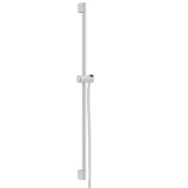 Hansgrohe Brausestange Unica/Pulsify 900mm mit Push Schieber und Brauseschlauch weiß matt 24401700