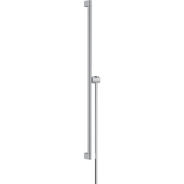 Hansgrohe Unica Brausestange S Puro 900mm mit Easy Slide Handbrausehalter und Isiflex Brauseschlauch 1600mm, Chrom 24405000
