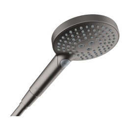 Hansgrohe Handbrause Raindance Select S 120 3jet PowderRain brushed black chrom 26014340