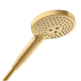 Hansgrohe Handbrause 120 3jet EcoSmart Axor brushed gold optik 26051250