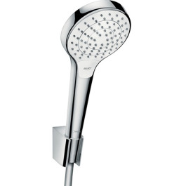 Hansgrohe Brausehalterset Croma Select S Vario/ Porter S weiss/chrom Brauseschlauch 1600mm 26411400