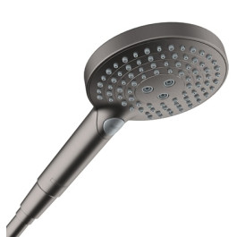 Hansgrohe Handbrause Raindance Select S 120 3jet PowderRain EcoSmart+ brushed black chrom 26516340