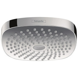 Hansgrohe Kopfbrause Croma Select E 180 2jet EcoSmart weiss/chrom 26528400