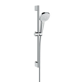 Hansgrohe Brauseset Croma Select E Vario EcoSmart/Unica mit Brausestange 650mm weiss/chrom 26583400