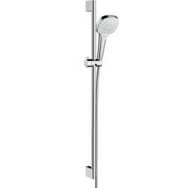 Hansgrohe Brauseset Croma Select E Vario EcoSmart/Unica mit Brausestange 900mm weiss/chrom 26593400