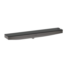 Hansgrohe Wandanschluss Rainfinity Porter 500 mit Brausehalter rechts und Duschablage, Brushed Black Chrome 26858340