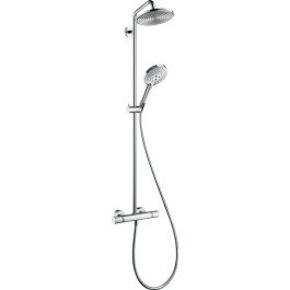 Hansgrohe Showerpipe Raindance Select EcoSmart chrom Kopfbrause Raindance Air 1jet 240mm 27116000