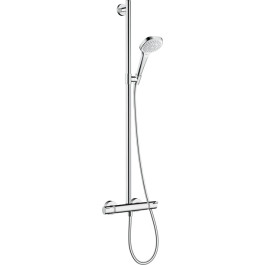 Hansgrohe Showerpipe Croma Select E Multi SemiPipe weiss/chrom 27248400