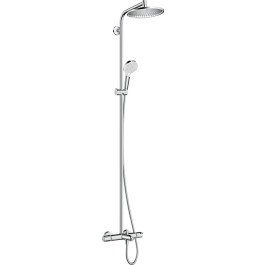 Hansgrohe Showerpipe Crometta S 240 für Wanne chrom mit Thermostat 27320000