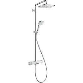 Hansgrohe Showerpipe Croma E 280 1jet chrom mit Brausethermostat 27630000