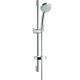 Hansgrohe Brauseset Croma 100 Vario mit Brausestange 650mm und Seifenschale, Chrom 27772000