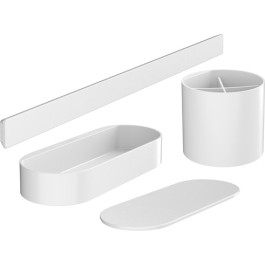 Hansgrohe Badezimmer-Set WallStoris mattweiss 27968700