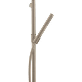 Hansgrohe AXOR Starck Brauseset 900mm mit Stabhandbrause 1jet EcoSmart, Brushed Nickel 27983820